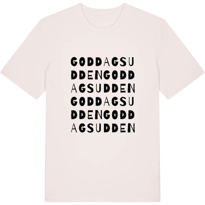 Goddagsudden ordlek t-shirt – t-shirt från PinShirt