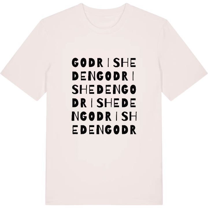 Godrisheden ordlek t-shirt – t-shirt från PinShirt