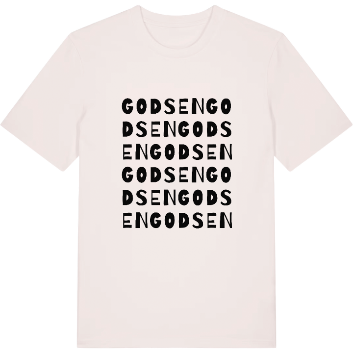 Godsen ordlek t-shirt – t-shirt från PinShirt