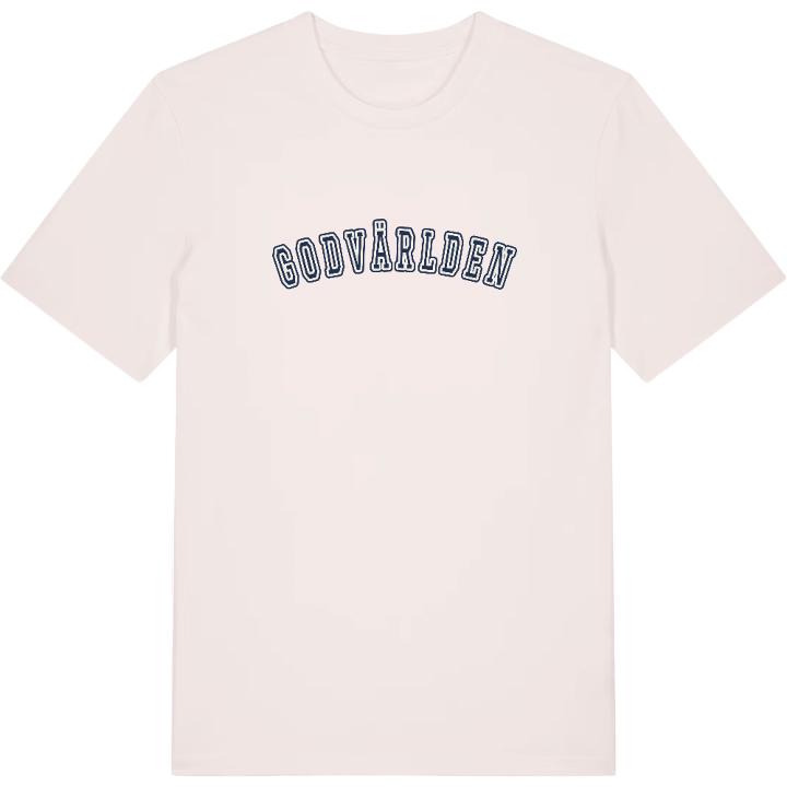 Godvärlden college t-shirt – t-shirt från PinShirt