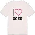 Jag älskar Goès t-shirt stort tryck