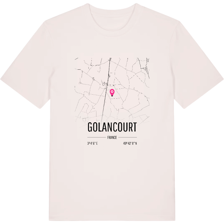 Golancourt karta t-shirt – t-shirt från PinShirt