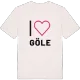 Jag älskar Göle t-shirt stort tryck