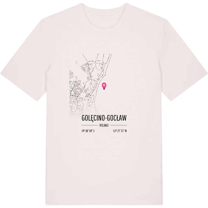 Golęcino-Gocław karta t-shirt – t-shirt från PinShirt