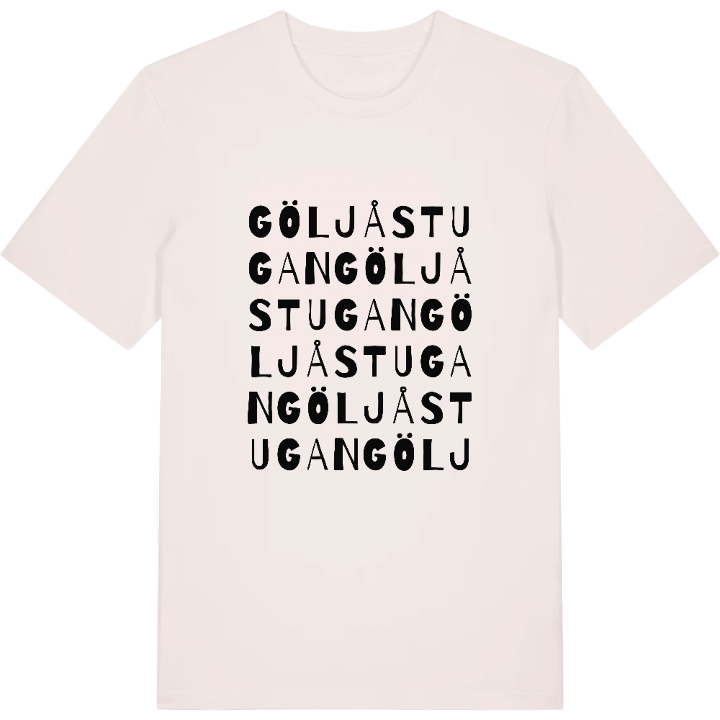 Göljåstugan ordlek t-shirt – t-shirt från PinShirt