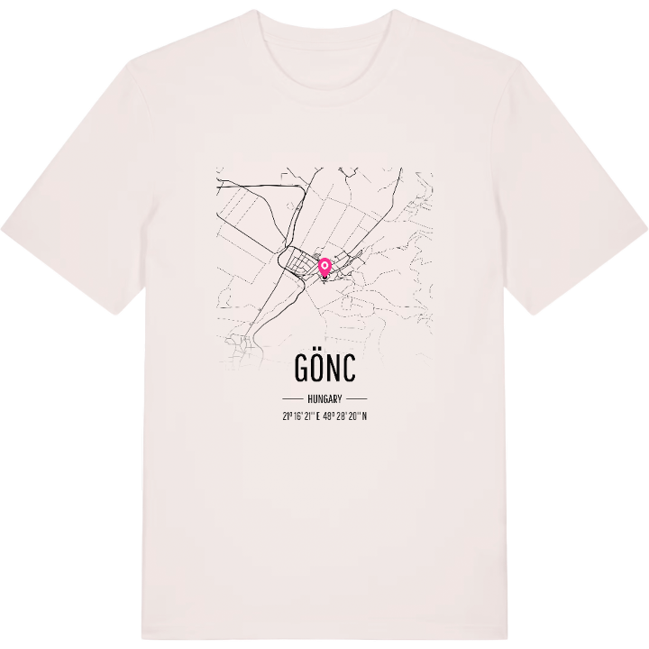 Gönc karta t-shirt – t-shirt från PinShirt