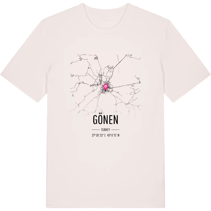 Gönen karta t-shirt – t-shirt från PinShirt