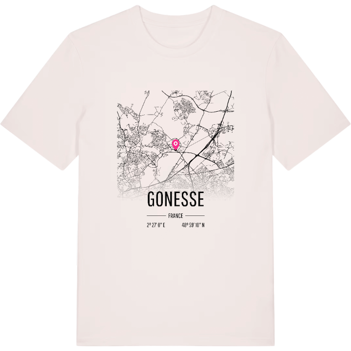 Gonesse karta t-shirt – t-shirt från PinShirt