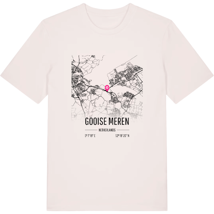Gooise Meren karta t-shirt – t-shirt från PinShirt