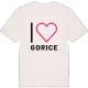 Jag älskar Gorice t-shirt stort tryck