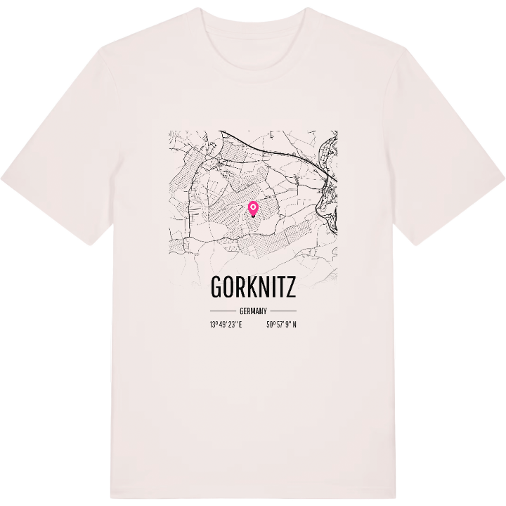 Gorknitz karta t-shirt – t-shirt från PinShirt