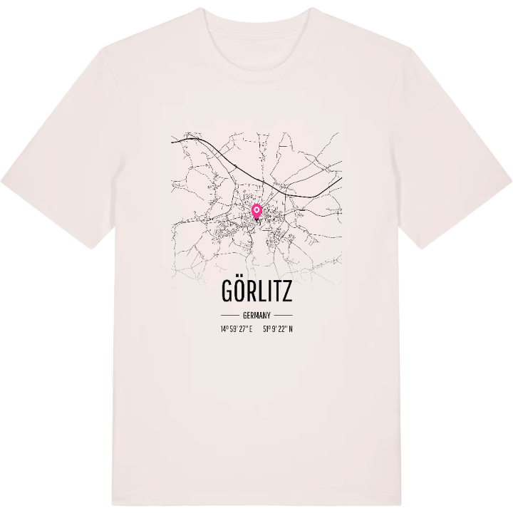 Görlitz karta t-shirt – t-shirt från PinShirt