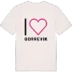 Jag älskar Gorrevik t-shirt stort tryck