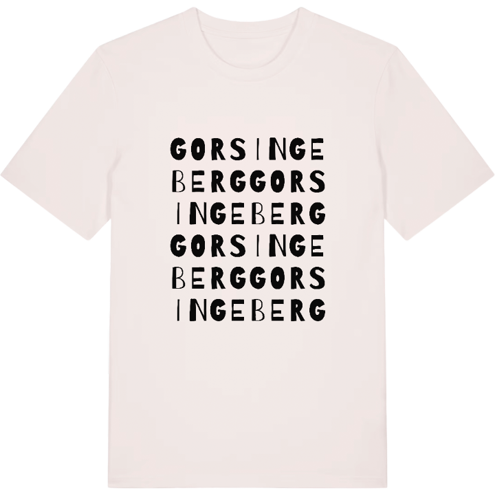 Gorsingeberg ordlek t-shirt – t-shirt från PinShirt