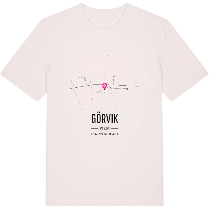 Görvik karta t-shirt – t-shirt från PinShirt