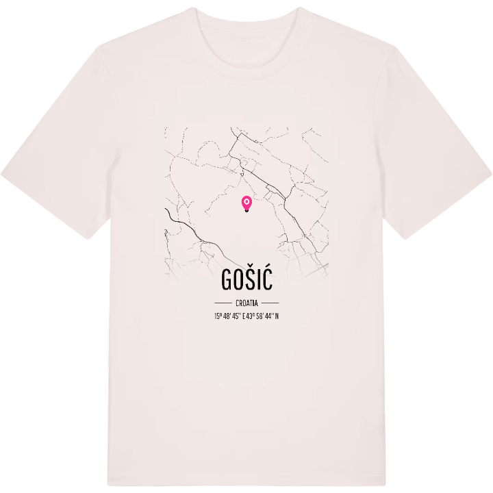 Gošić karta t-shirt – t-shirt från PinShirt