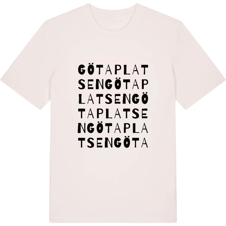 Götaplatsen ordlek t-shirt – t-shirt från PinShirt