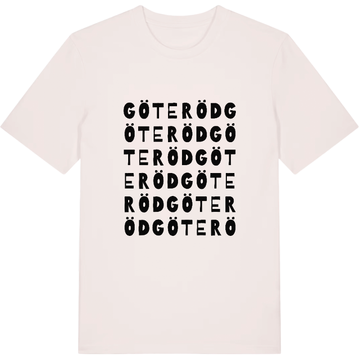Göteröd ordlek t-shirt – t-shirt från PinShirt
