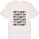 Götes ordlek t-shirt