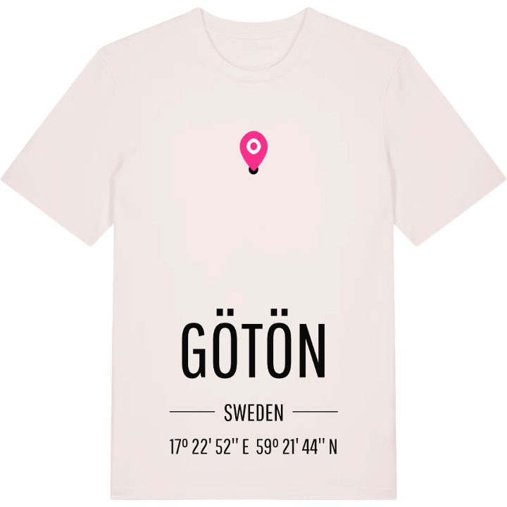 Götön karta t-shirt – t-shirt från PinShirt
