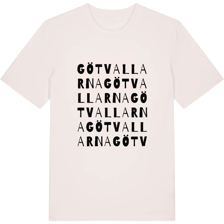 Götvallarna ordlek t-shirt – t-shirt från PinShirt