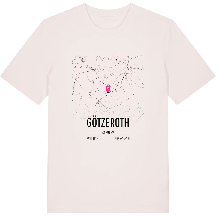 Götzeroth karta t-shirt – t-shirt från PinShirt