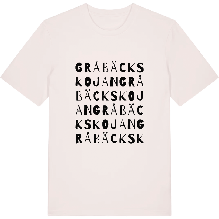 Gråbäckskojan ordlek t-shirt – t-shirt från PinShirt