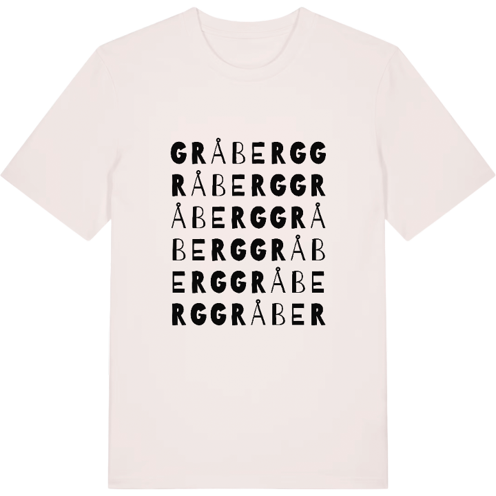 Gråberg ordlek t-shirt – t-shirt från PinShirt