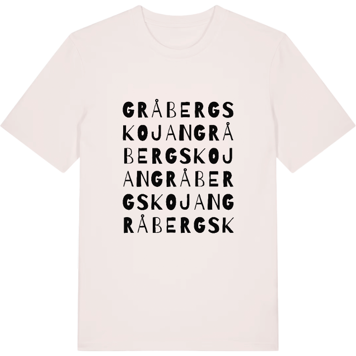 Gråbergskojan ordlek t-shirt – t-shirt från PinShirt