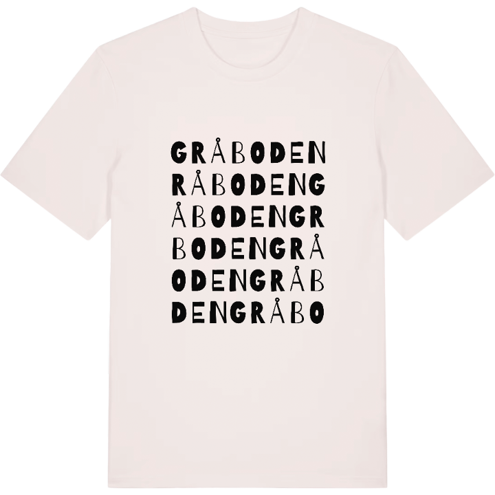 Gråboden ordlek t-shirt – t-shirt från PinShirt
