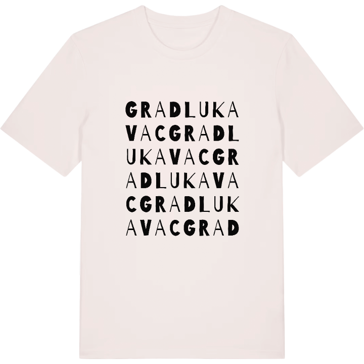 Grad Lukavac ordlek t-shirt – t-shirt från PinShirt