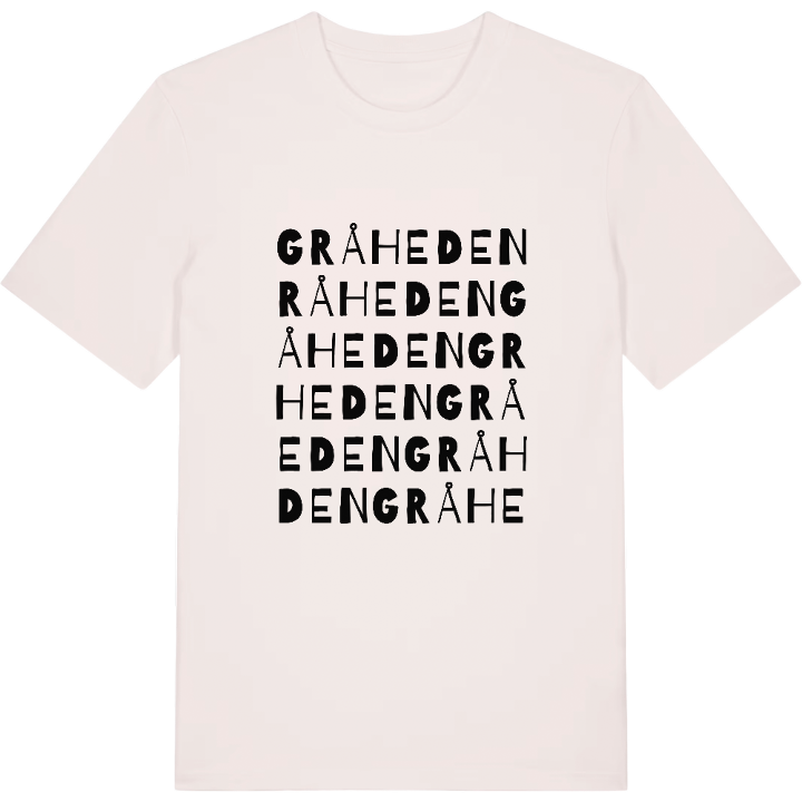 Gråheden ordlek t-shirt – t-shirt från PinShirt