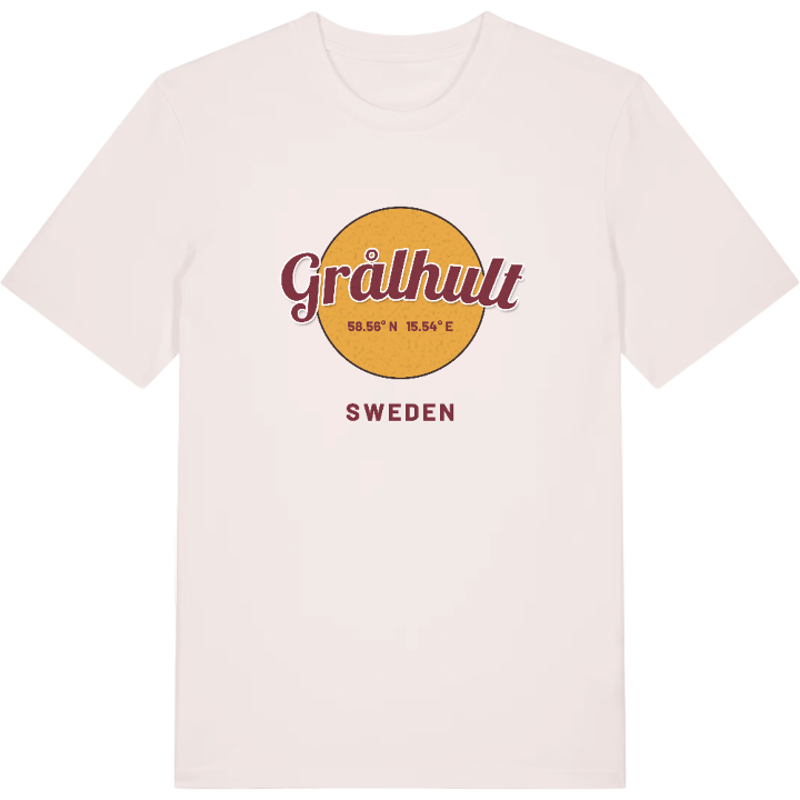 Grålhult cirkel t-shirt – t-shirt från PinShirt
