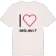 Jag älskar Grålhult t-shirt stort tryck