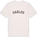 Grålös böjd t-shirt