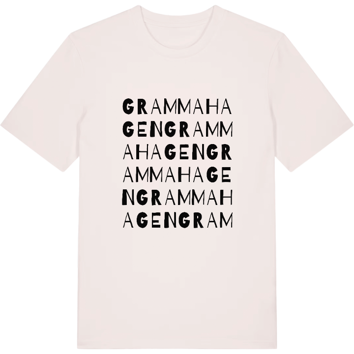 Grammahagen ordlek t-shirt – t-shirt från PinShirt