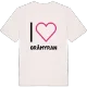 Jag älskar Gråmyran t-shirt stort tryck