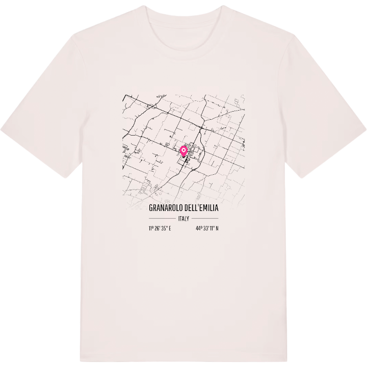 Granarolo dell'Emilia karta t-shirt – t-shirt från PinShirt