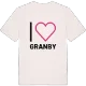 Jag älskar Granby t-shirt stort tryck