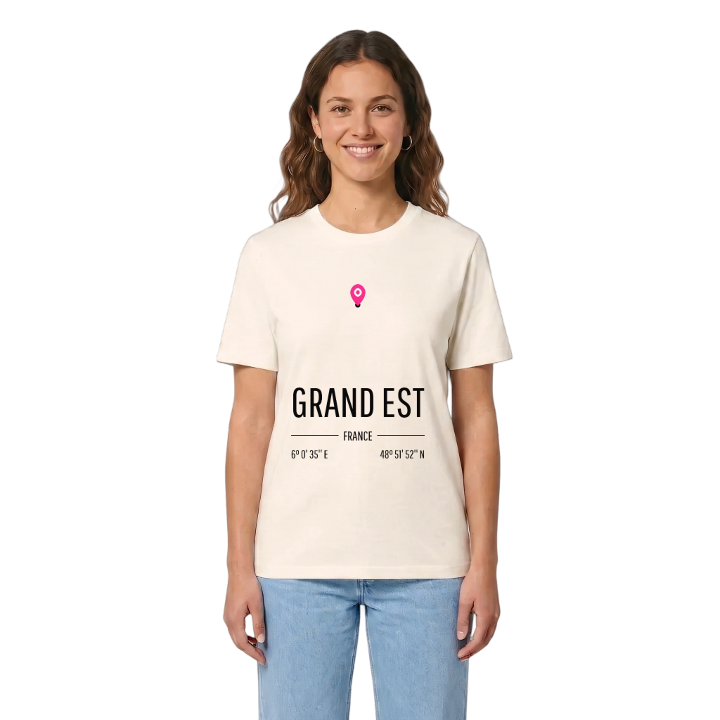 Grand Est karta t-shirt – t-shirt från PinShirt