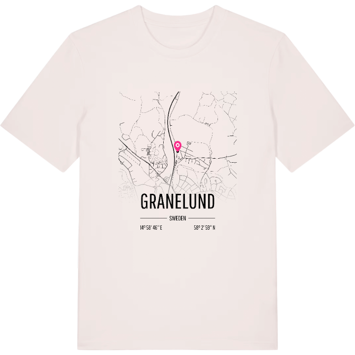 Granelund karta t-shirt – t-shirt från PinShirt