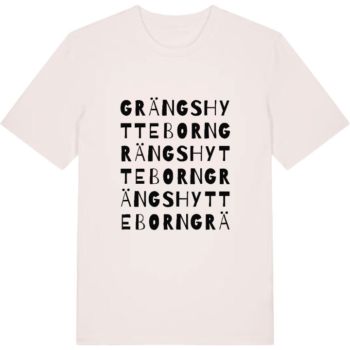 Grängshytteborn ordlek t-shirt – t-shirt från PinShirt