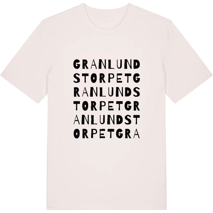 Granlundstorpet ordlek t-shirt – t-shirt från PinShirt