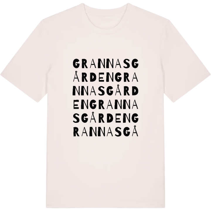 Grannasgården ordlek t-shirt – t-shirt från PinShirt