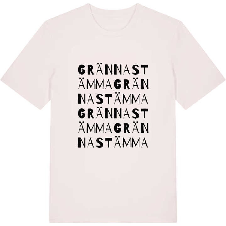 Grännastämma ordlek t-shirt – t-shirt från PinShirt