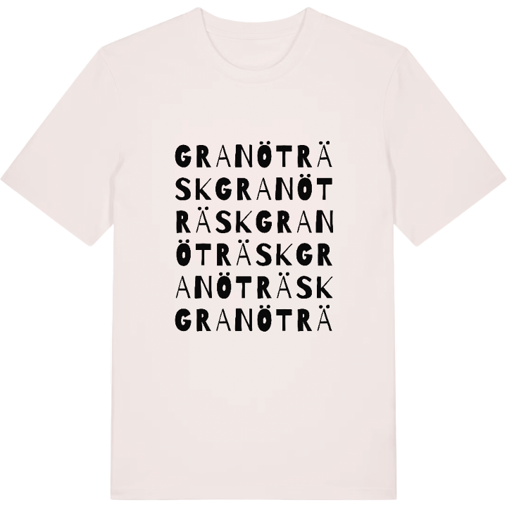 Granöträsk ordlek t-shirt – t-shirt från PinShirt