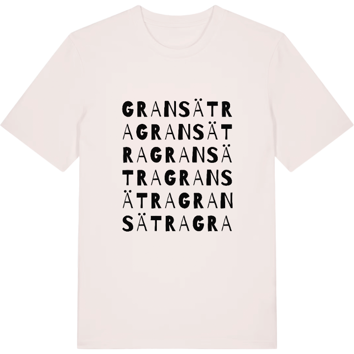 Gransätra ordlek t-shirt – t-shirt från PinShirt
