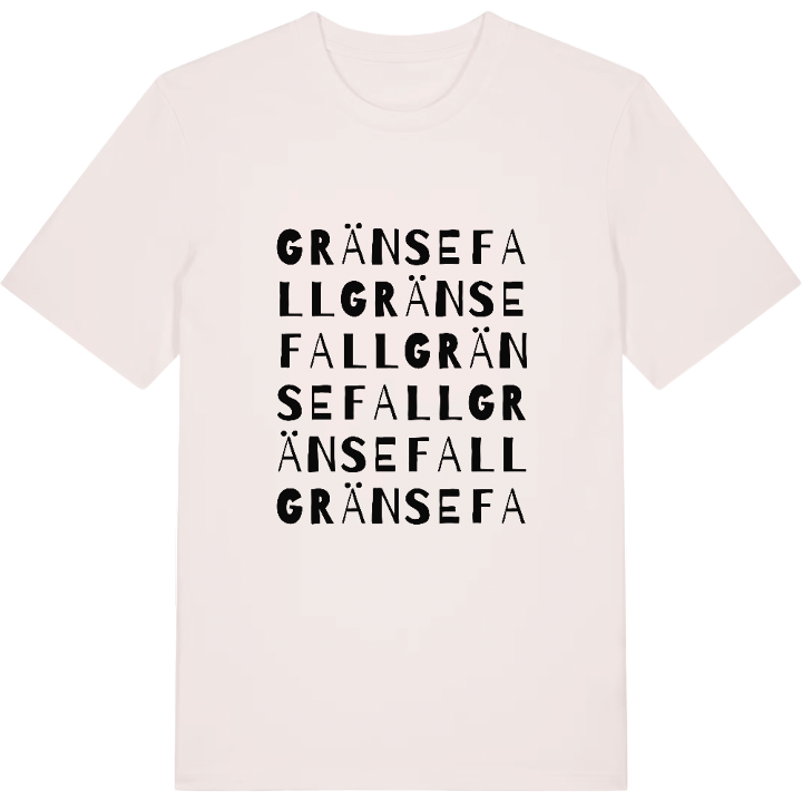 Gränsefall ordlek t-shirt – t-shirt från PinShirt