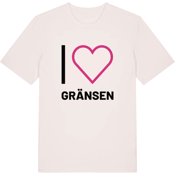 Jag älskar Gränsen t-shirt stort tryck – t-shirt från PinShirt