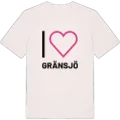 Jag älskar Gränsjö t-shirt stort tryck